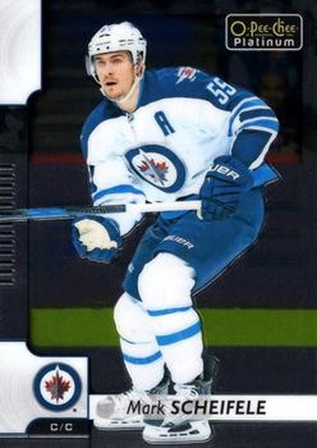 #54 Mark Scheifele - Winnipeg Jets - 2017-18 O-Pee-Chee Platinum Hockey