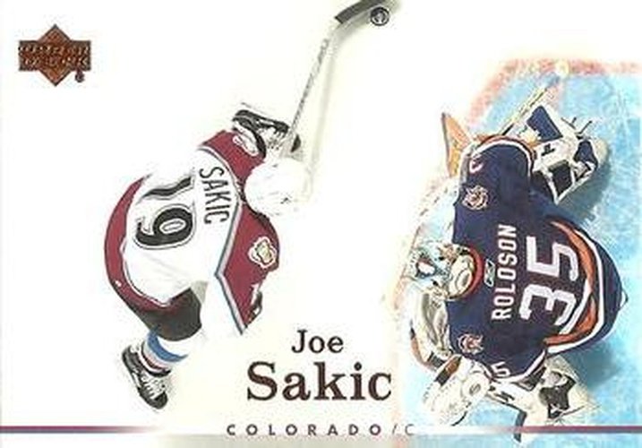 #54 Joe Sakic - Colorado Avalanche - 2007-08 Upper Deck Hockey