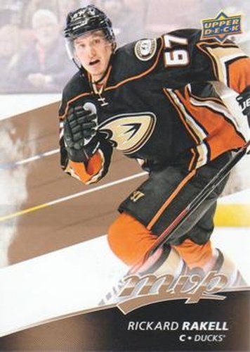 #54 Rickard Rakell - Anaheim Ducks - 2017-18 Upper Deck MVP Hockey