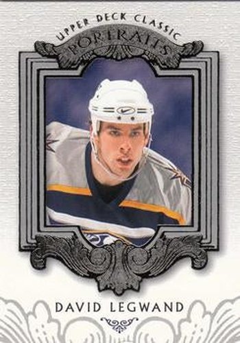 #54 David Legwand - Nashville Predators - 2003-04 Upper Deck Classic Portraits Hockey