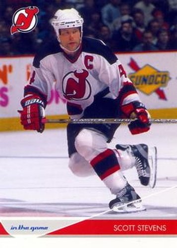 #54 Scott Stevens - New Jersey Devils - 2003-04 In The Game Toronto Star Hockey