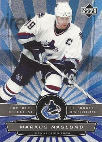 #54 Markus Naslund - Vancouver Canucks - 2006-07 Upper Deck McDonald's Hockey