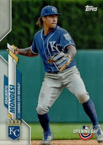 #54 Adalberto Mondesi - Kansas City Royals - 2020 Topps Opening Day Baseball