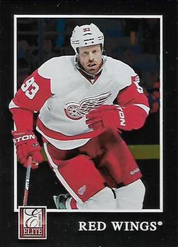 #54 Johan Franzen - Detroit Red Wings - 2011-12 Panini Elite Hockey