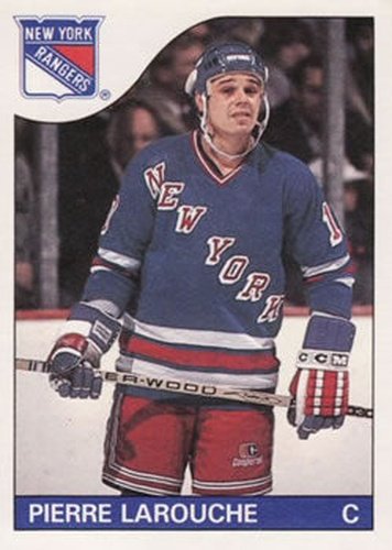 #54 Pierre Larouche - New York Rangers - 1985-86 O-Pee-Chee Hockey