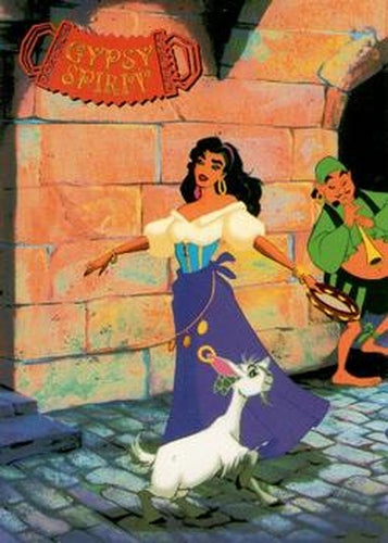#54 Esmeralda and her pet goat, Djali - 1996 Skybox Hunchback of Notre Dame