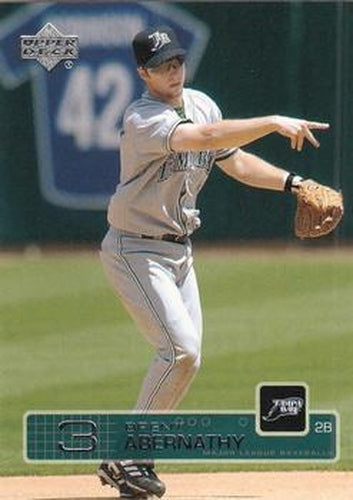 #54 Brent Abernathy - Tampa Bay Devil Rays - 2003 Upper Deck Baseball