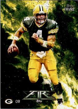 #54 Brett Favre - Green Bay Packers - 2014 Topps Fire Football