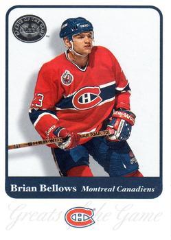 #54 Brian Bellows - Montreal Canadiens - 2001-02 Fleer Greats of the Game Hockey