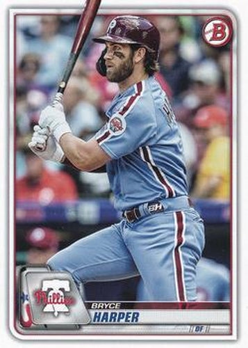 #54 Bryce Harper - Philadelphia Phillies - 2020 Bowman Baseball