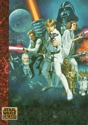 #54 Foreign Movie Posters - 1993 Topps Star Wars Galaxy