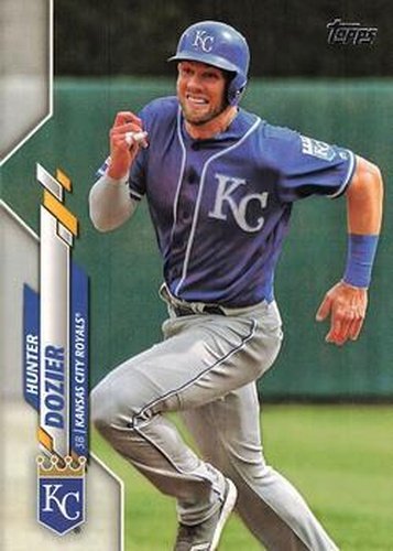 #54 Hunter Dozier - Kansas City Royals - 2020 Topps Baseball