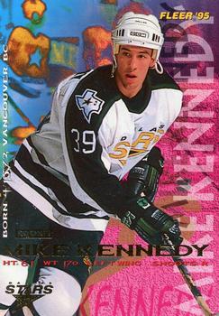 #54 Mike Kennedy - Dallas Stars - 1994-95 Fleer Hockey