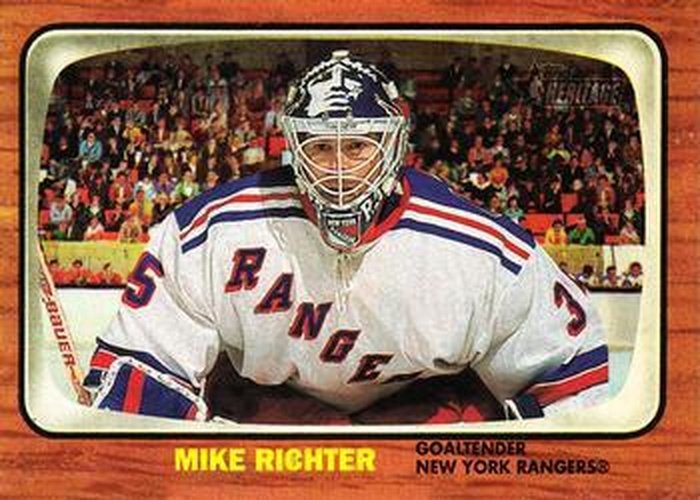 #54 Mike Richter - New York Rangers - 2002-03 Topps Heritage Hockey