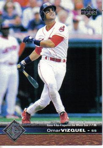 #54 Omar Vizquel - Cleveland Indians - 1997 Upper Deck Baseball