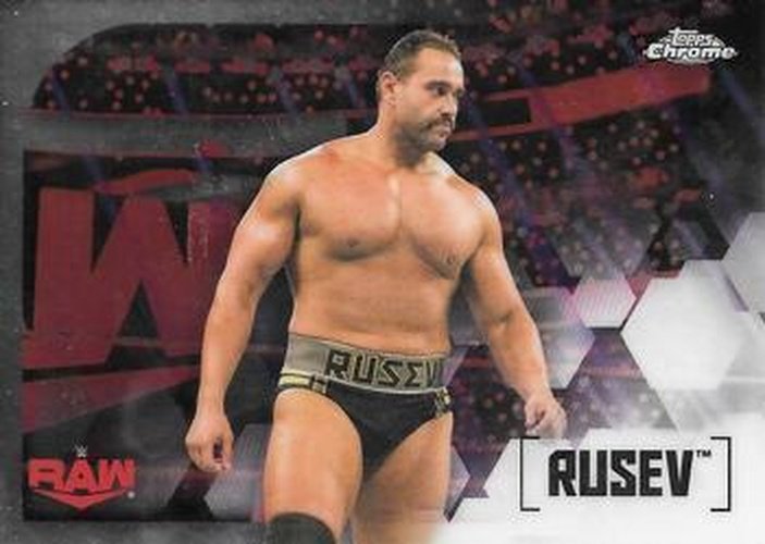 #54 Rusev - 2020 Topps WWE Chrome Wrestling