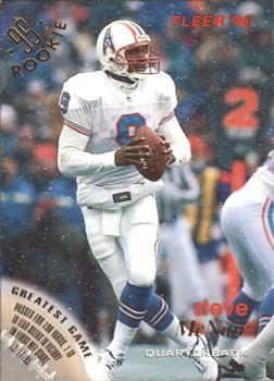 #54 Steve McNair - Houston Oilers - 1996 Fleer Football