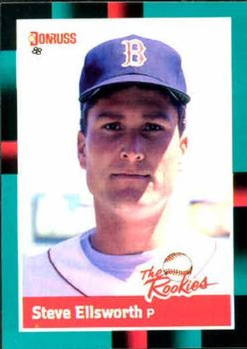 #54 Steve Ellsworth - Boston Red Sox - 1988 Donruss The Rookies Baseball