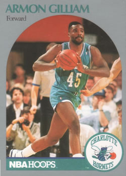 #54 Armon Gilliam - Charlotte Hornets - 1990-91 Hoops Basketball