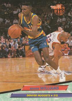 #54 Reggie Williams - Denver Nuggets - 1992-93 Ultra Basketball