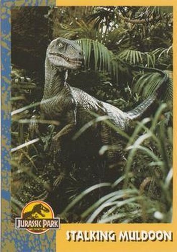 #54 Stalking Muldoon - 1993 Topps Jurassic Park