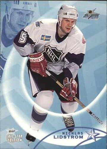 #54 Nicklas Lidstrom - Detroit Red Wings - 2002-03 Be a Player All-Star Edition Hockey