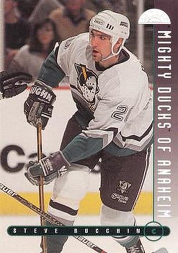 #54 Steve Rucchin - Anaheim Mighty Ducks - 1995-96 Leaf Hockey