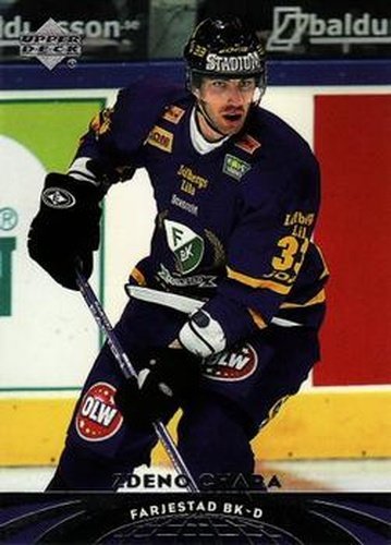 #54 Zdeno Chara - Farjestads BK Karlstad - 2004-05 UD All-World Edition Hockey