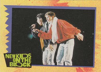 #54c Workin' Hard! - 1989 Topps New Kids on the Block
