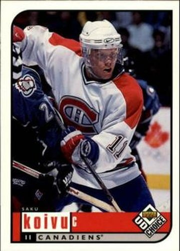 #105 Saku Koivu - Montreal Canadiens - 1998-99 UD Choice Hockey