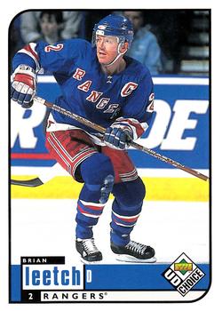 #129 Brian Leetch - New York Rangers - 1998-99 UD Choice Hockey
