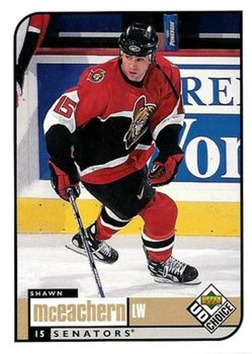 #138 Shawn McEachern - Ottawa Senators - 1998-99 UD Choice Hockey