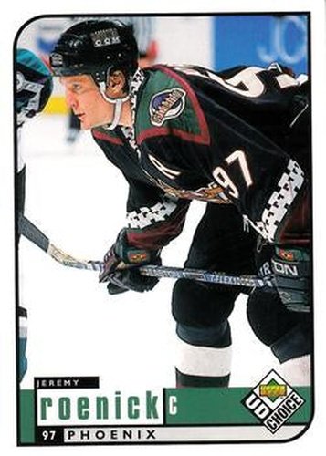 #158 Jeremy Roenick - Phoenix Coyotes - 1998-99 UD Choice Hockey