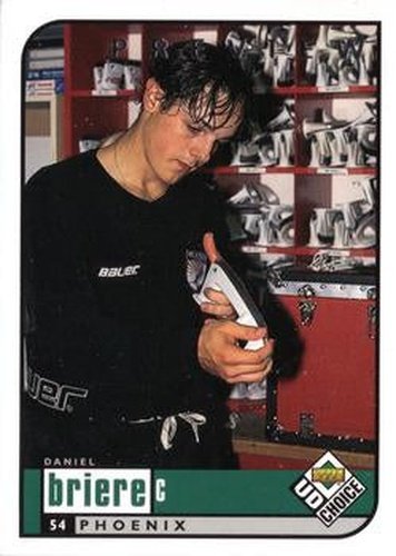 #163 Daniel Briere - Phoenix Coyotes - 1998-99 UD Choice Hockey
