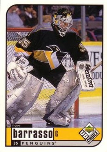 #165 Tom Barrasso - Pittsburgh Penguins - 1998-99 UD Choice Hockey