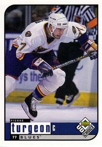 #184 Pierre Turgeon - St. Louis Blues - 1998-99 UD Choice Hockey