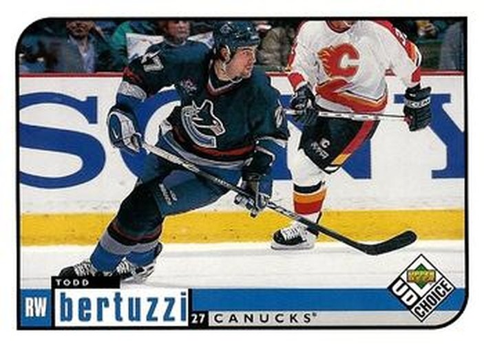 #212 Todd Bertuzzi - Vancouver Canucks - 1998-99 UD Choice Hockey
