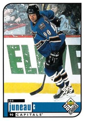 #214 Joe Juneau - Washington Capitals - 1998-99 UD Choice Hockey