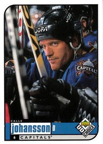 #219 Calle Johansson - Washington Capitals - 1998-99 UD Choice Hockey