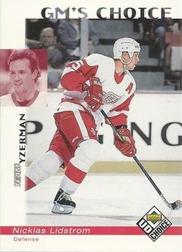 #233 Nicklas Lidstrom - Detroit Red Wings - 1998-99 UD Choice Hockey