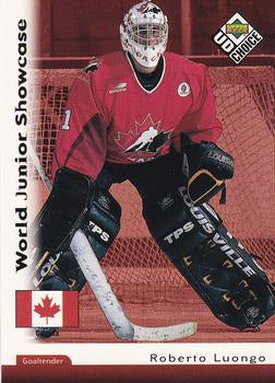 #258 Roberto Luongo - Canada - 1998-99 UD Choice Hockey