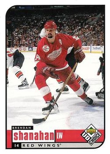 #76 Brendan Shanahan - Detroit Red Wings - 1998-99 UD Choice Hockey