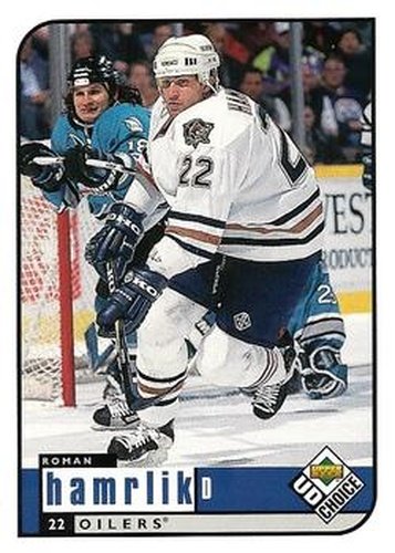 #80 Roman Hamrlik - Edmonton Oilers - 1998-99 UD Choice Hockey