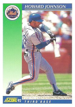 #550 Howard Johnson - New York Mets - 1992 Score Baseball