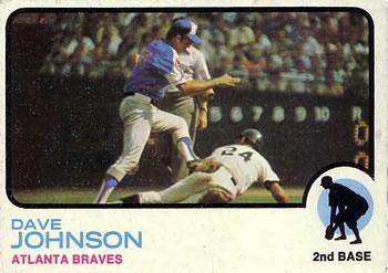 #550 Dave Johnson - Atlanta Braves - 1973 Topps Baseball