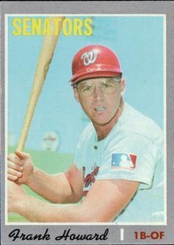 #550 Frank Howard - Washington Senators - 1970 Topps Baseball