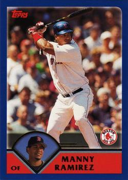 #550 Manny Ramirez - Boston Red Sox - 2003 Topps Baseball