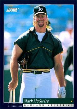 #550 Mark McGwire - Oakland Athletics -1994 Score Baseball