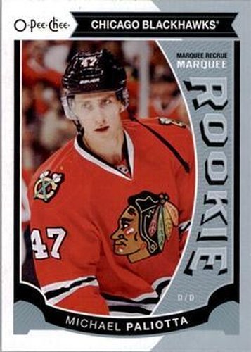 #550 Michael Paliotta - Chicago Blackhawks - 2015-16 O-Pee-Chee Hockey