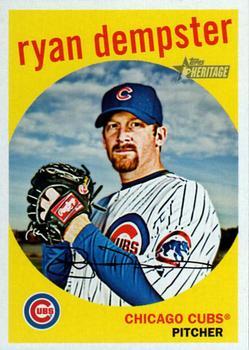 #550 Ryan Dempster - Chicago Cubs - 2008 Topps Heritage Baseball